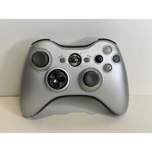 Xbox 360 Controller Genuine Silver Wireless Special Edition